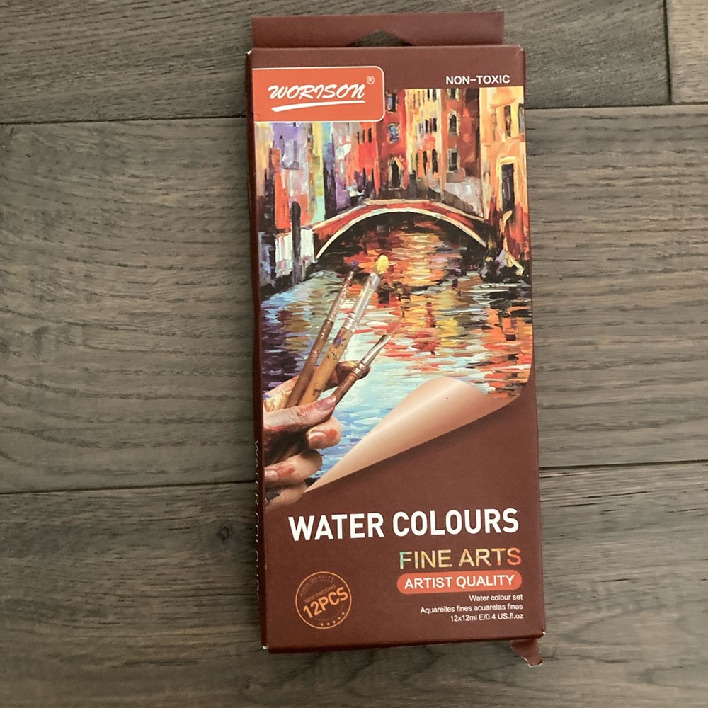 Premium Quality Fine Artist Grade Professional Watercolor Painting Set 12